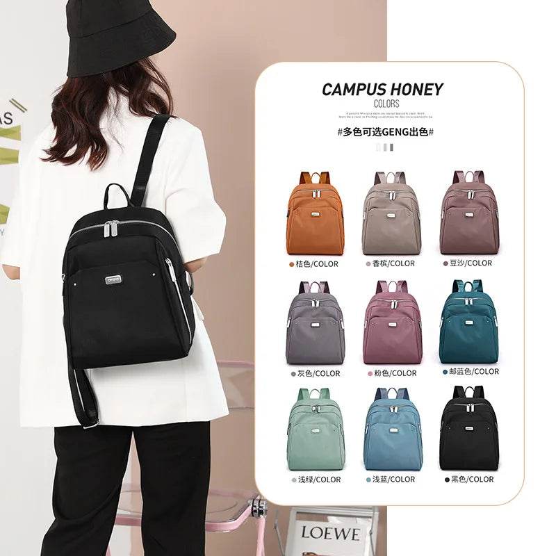 Large Capacity Nylon Backpack Shoulder Bags Tote Handbags