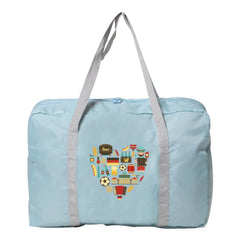 Foldable Duffle Bag Large Capacity Portable Luggage Bag Food Series