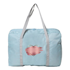 Foldable Duffle Bag Large Capacity Portable Luggage Love Series