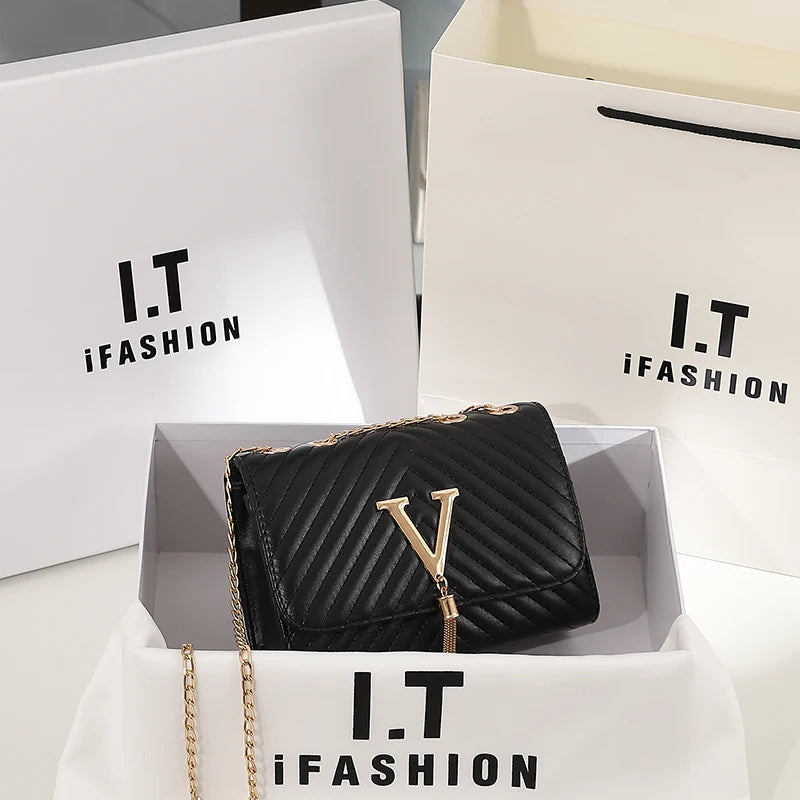 Sequined Tassel Small Bag and Purse