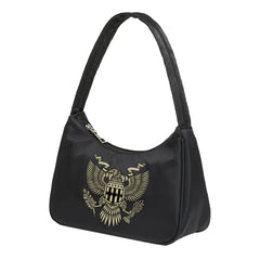 Skull Printing Shoulder Bag Women Casual Totes Chain Handbag