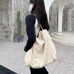 Vintage Canvas Shoulder Bag Women Crossbody