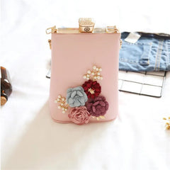 Women Flowers Diamond Clutch Bags Wedding Banquet Bags MN756