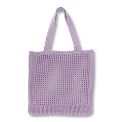 Crochet Wool Bag Casual Weave Open Hand Bag Shoulder Beach Solid High