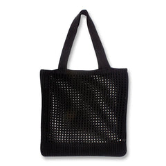 Crochet Wool Bag Casual Weave Open Hand Bag Shoulder Beach Solid High