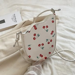 Sunflower Oil Painting Saddle Bag Wave Knot Underarm Bag