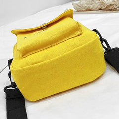 Women Shoulder Bag Canvas Small Handbag Zipper Messenger Phone Purse
