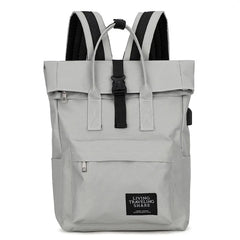 Women USB Charge Backpack Casual Rucksack Laptop Back Pack School Bags