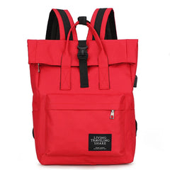 Women USB Charge Backpack Casual Rucksack Laptop Back Pack School Bags