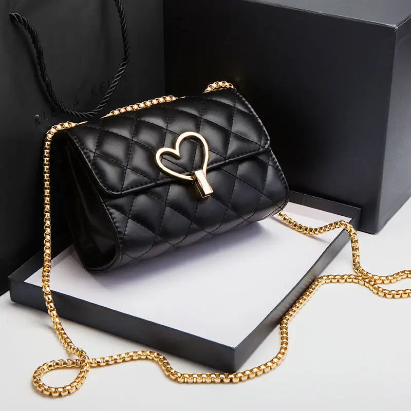 Small Chain Messenger Bag Crossbody One Shoulder Bag