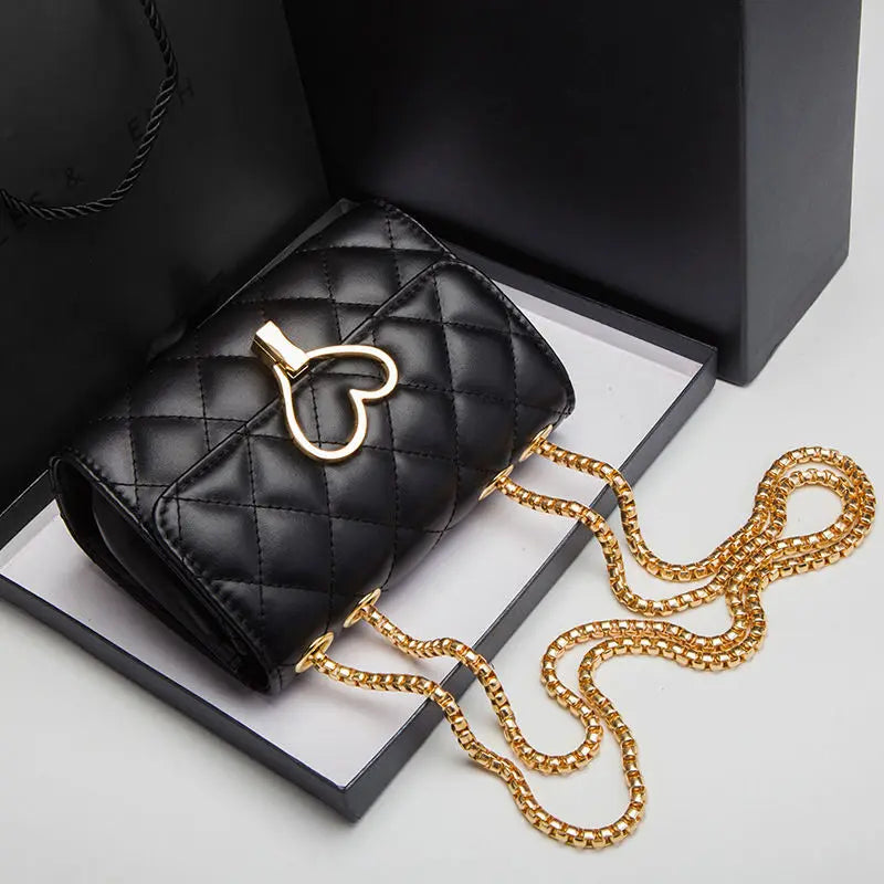 Small Chain Messenger Bag Crossbody One Shoulder Bag