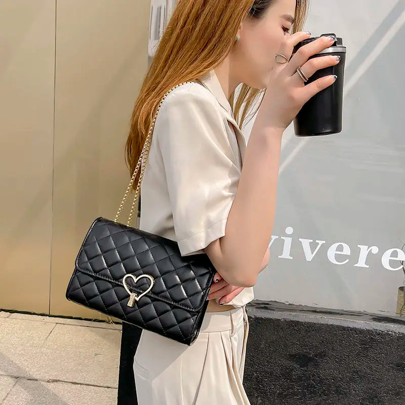 Small Chain Messenger Bag Crossbody One Shoulder Bag