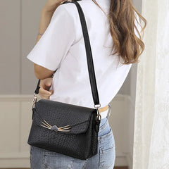 Women's PU Leather Messenger Bag Soft Shoulder Bags