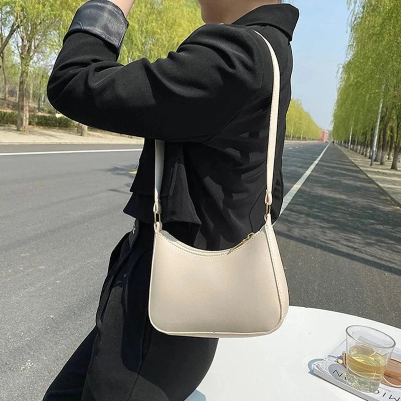 Vintage Leather Women's Crossbody Shoulder Bag