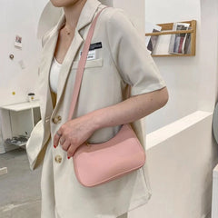 Retro PU Leather Shoulder Bag Women Handbags
