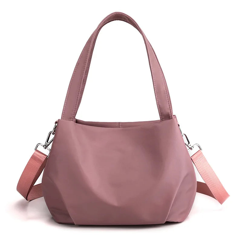 Women's Waterproof Nylon Shoulder Bag Crossbody Tote Light Bag