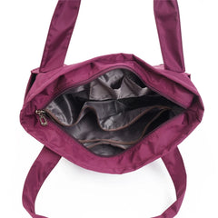 Women's Waterproof Nylon Handbags Large Capacity Top-handle Crossbody Bag