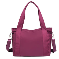 Women's Waterproof Nylon Handbags Large Capacity Top-handle Crossbody Bag