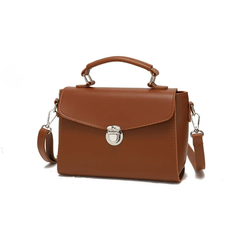 Women's Small Square Bag College Style Shoulder Handbag