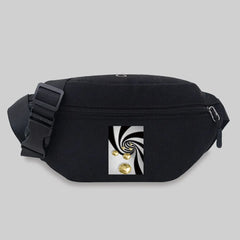 3D Pattern Waist Bag Chest Messenger Crossbody Sport Bag Travel Phone Purses