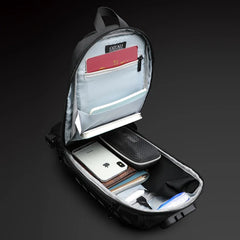 Anti-theft Shoulder Crossbody Messenger Chest Bag USB Sling Bag
