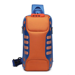 Anti-theft Shoulder Crossbody Messenger Chest Bag USB Sling Bag