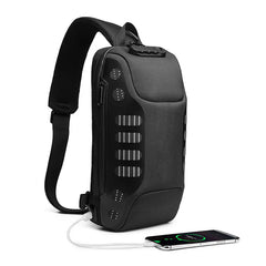 Anti-theft Shoulder Crossbody Messenger Chest Bag USB Sling Bag