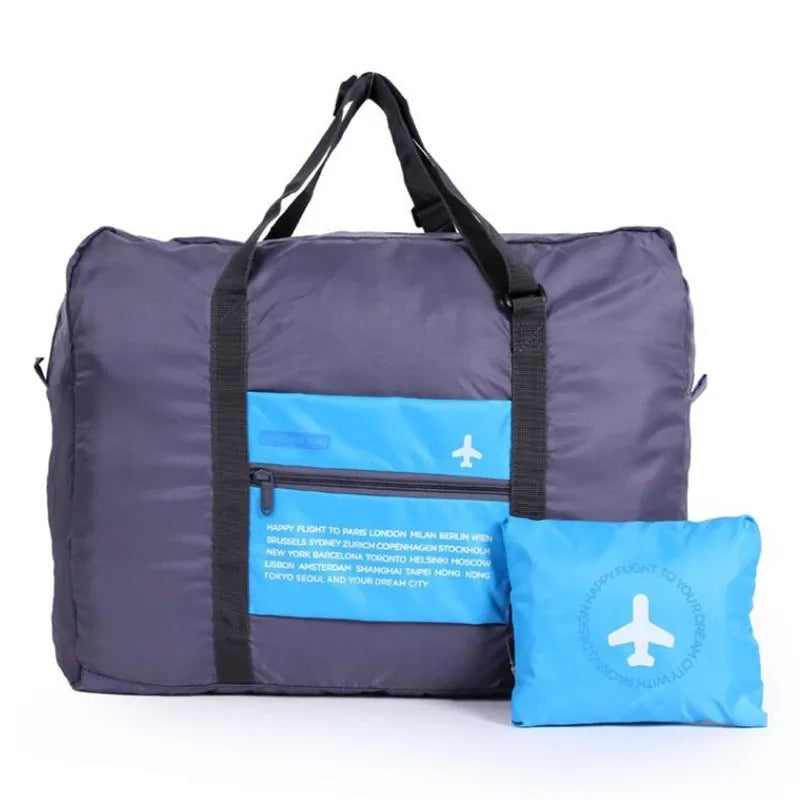 Unisex Nylon Travel Bag Large Capacity Foldable