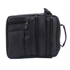 Men's Leather Messenger Bag Cross-body Tote Satchel