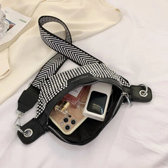 Rhinestones Waist Bag Women Waist Belt Bags Shoulder Crossbody Chest Bag