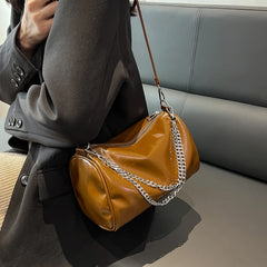 PU Leather Texture Armpit Bag for Women