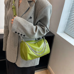 PU Leather Texture Armpit Bag for Women
