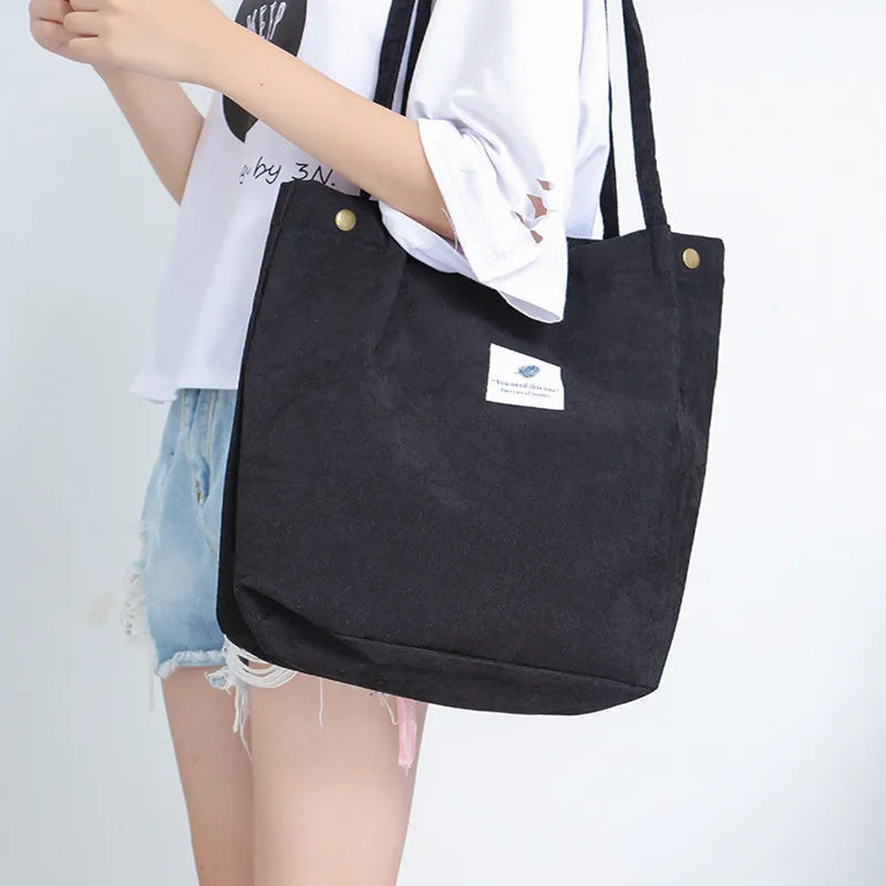 Women Bear Print Canvas Bag Handbag Shoulder Tote Casual Shopping Girl Bag