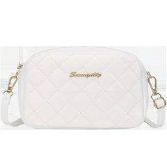 Embroidered Letter Small Messenger Bag for Women