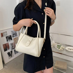 Solid Women Handbag Top-Handle Shoulder Bags Small Casual Messenger Bag