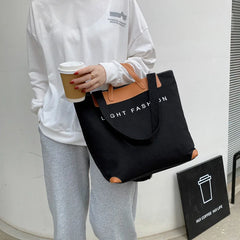 Summer Casual Women Handbags Large Capacity Letters Ladies Tote Bag