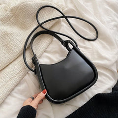 Summer Women's Pu Leather Handbag Short Handle Shoulder Bag