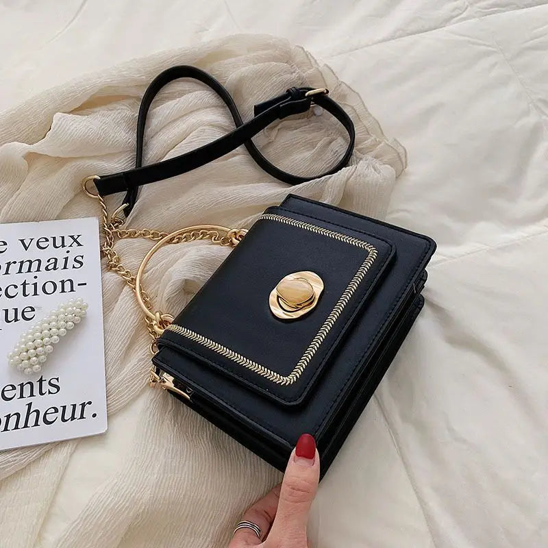 Summer Leather Mini Crossbody Bag for Women