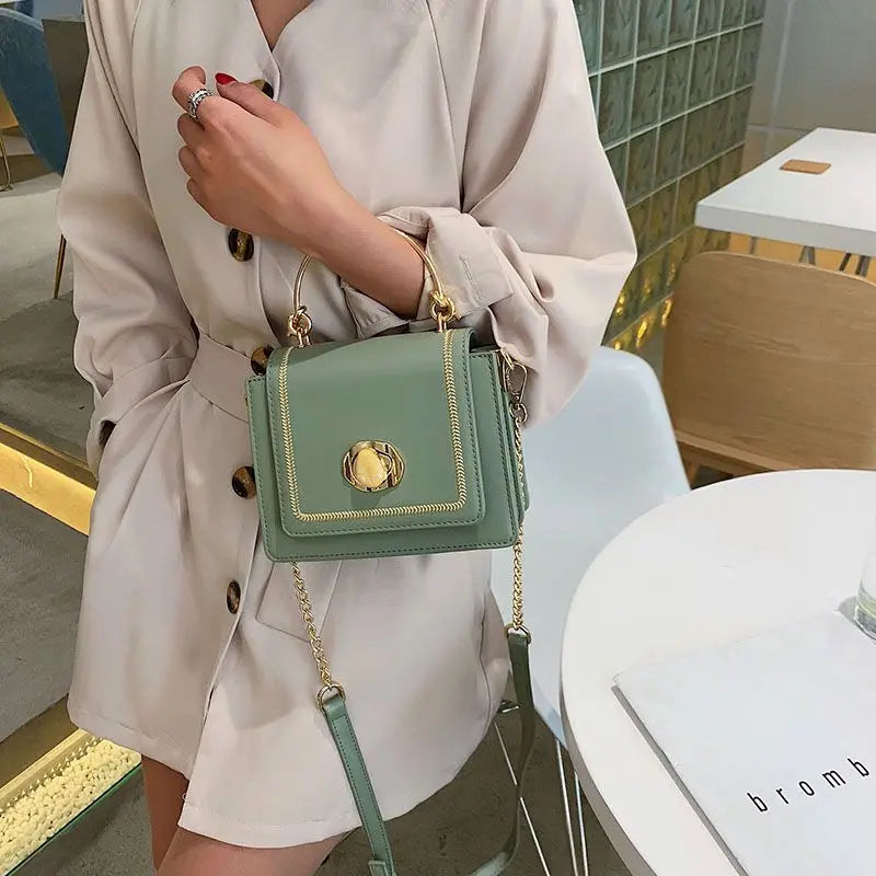 Summer Leather Mini Crossbody Bag for Women