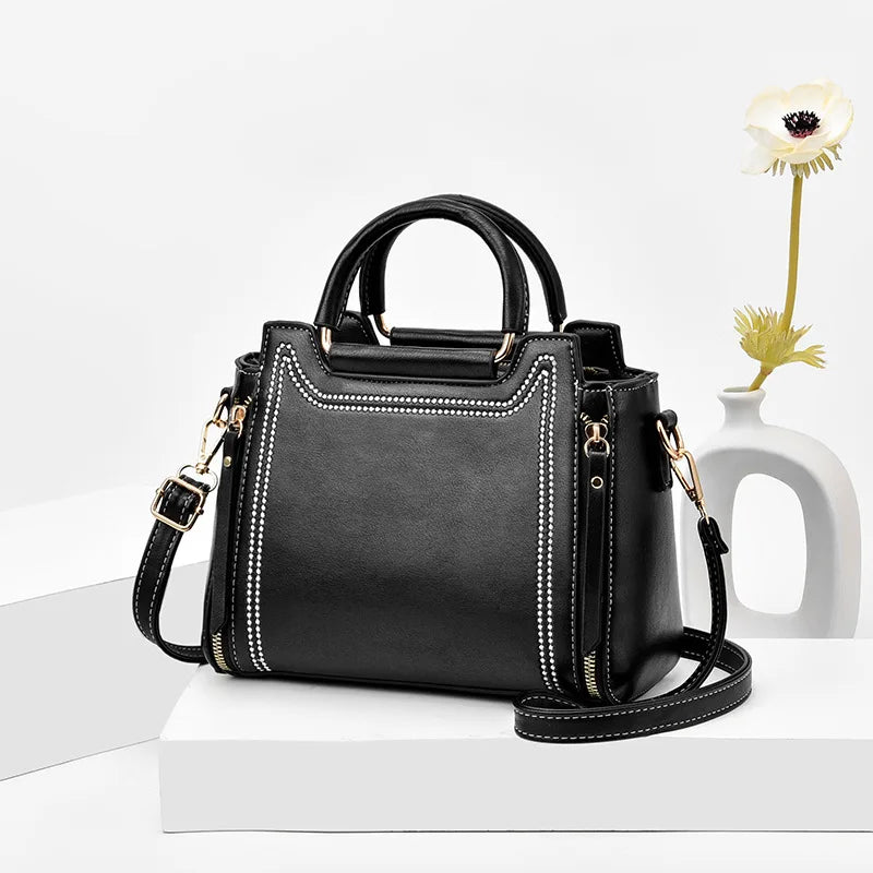 Summer Temperament Ladies Handbag PU Messenger Bag Women