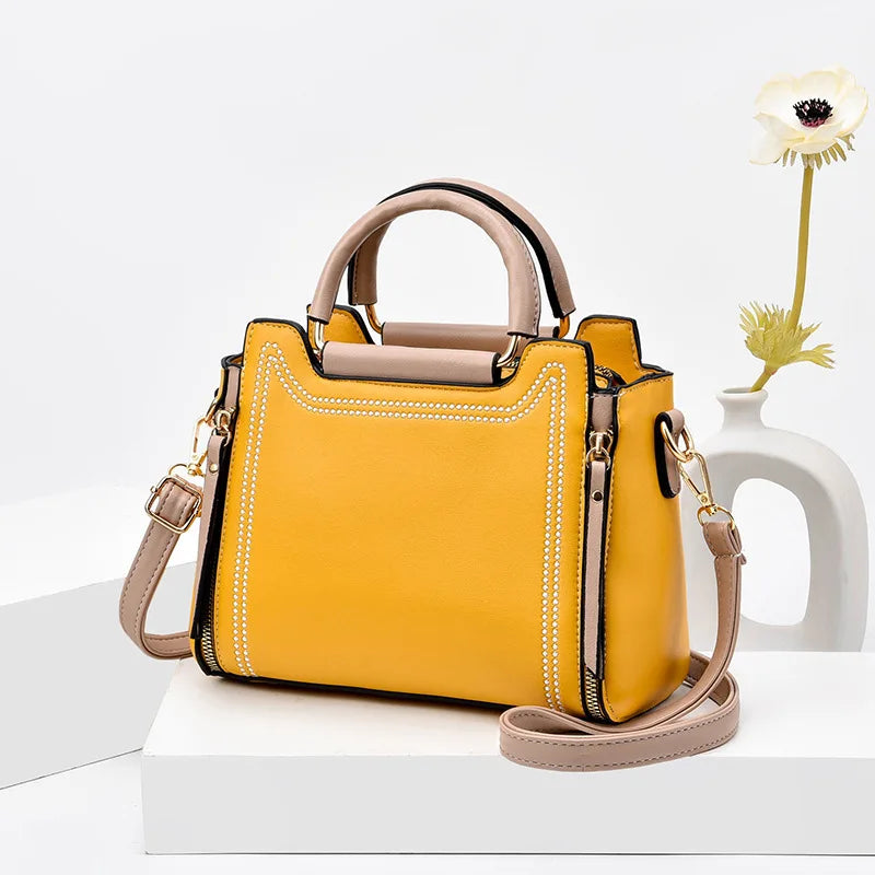 Summer Temperament Ladies Handbag PU Messenger Bag Women