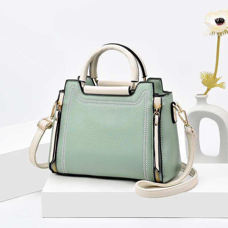 Summer Temperament Ladies Handbag PU Messenger Bag Women