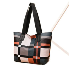 Summer Cross-border Ladies Shoulder Bag Plaid Handbag Large Tote Bag
