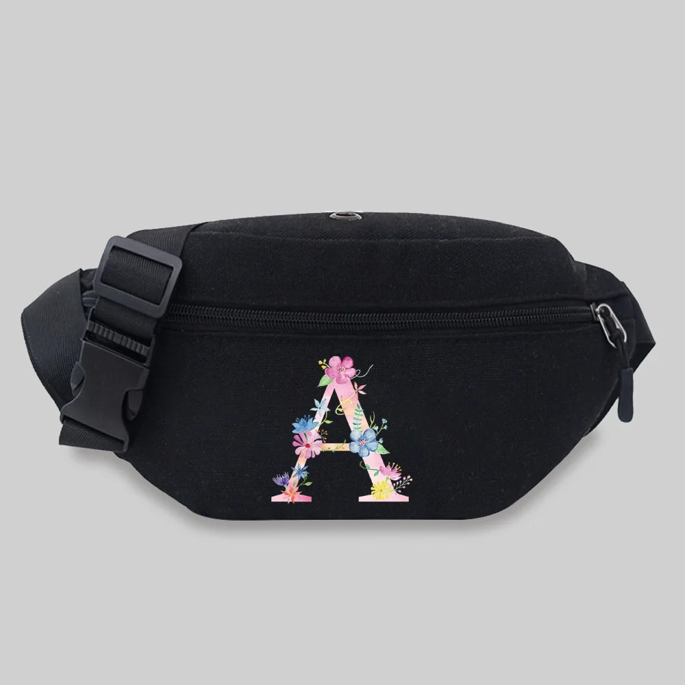Student Printing Waist Bag Lightweight Leisure Sports Fanny Pack