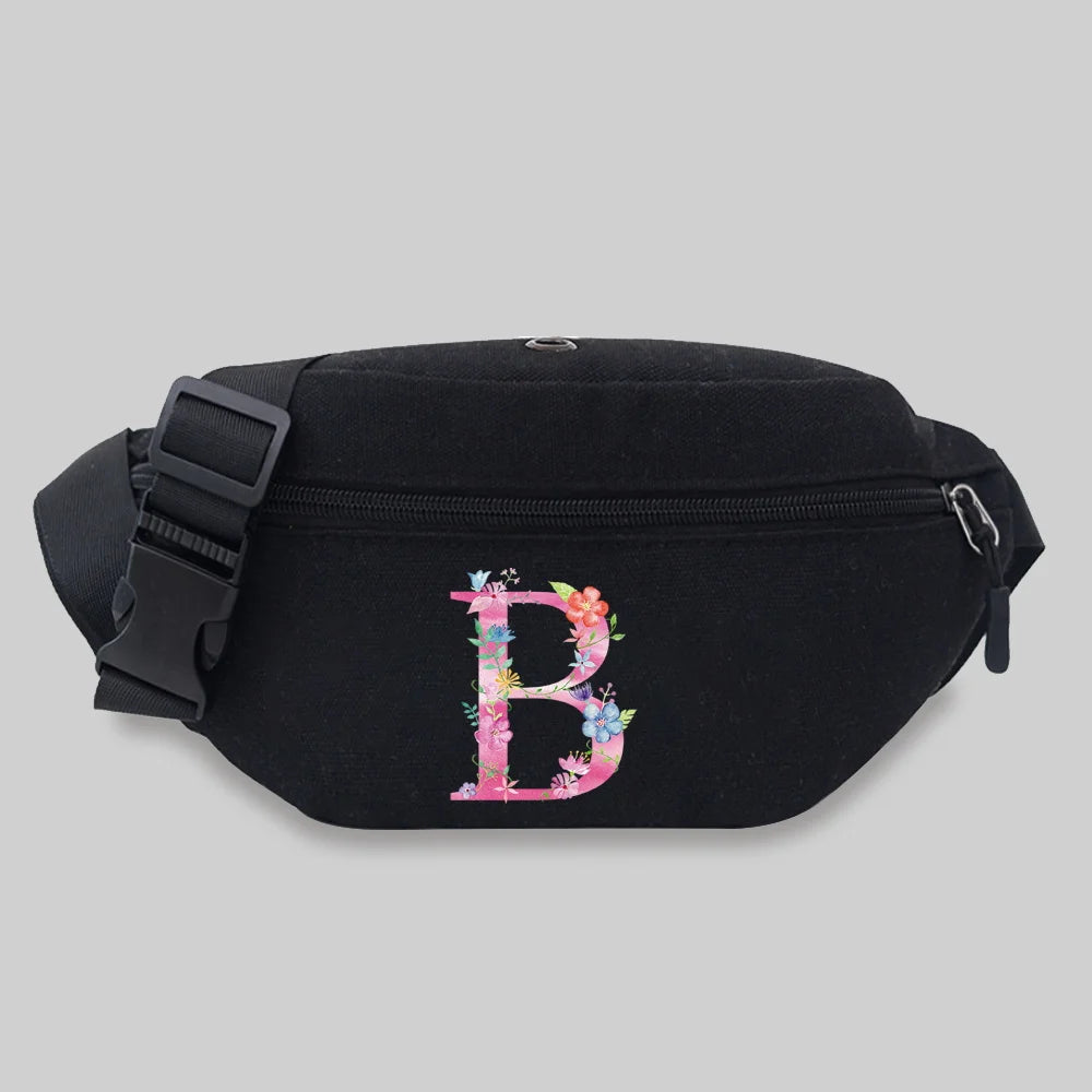 Student Printing Waist Bag Lightweight Leisure Sports Fanny Pack