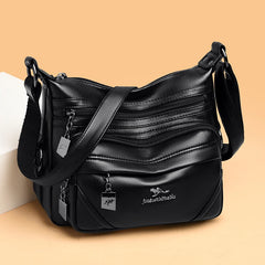 Women Large Capacity Shoulder Crossbody Bags High Leather Sac