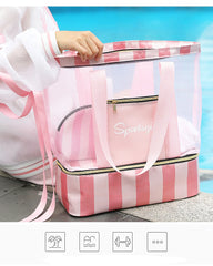 Women's Shoulder Bag & Beach Travel Bag Set