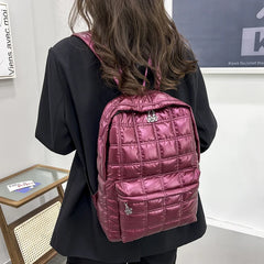Ultra Winter Down Women's Backpack Ladies Light Space Female Bag