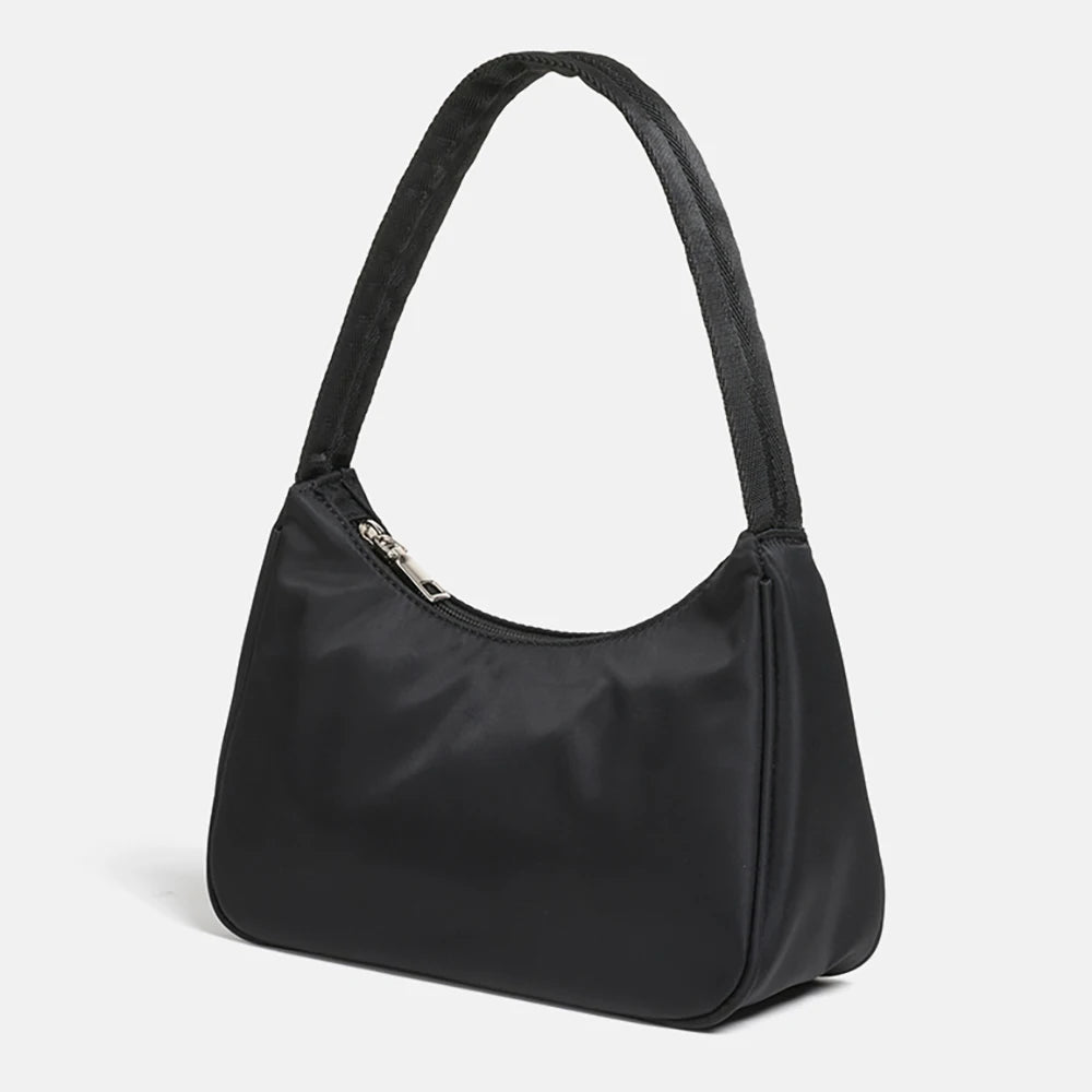 Pink Letter Print Retro Street Handbag Women Shoulder Bag