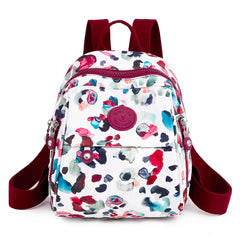 Vintage Print Women's Backpack Multifunctional Mini Shoulder Bag